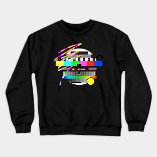 Glitch Design Crewneck Sweatshirt